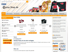 Tablet Screenshot of cosplay-shop.de